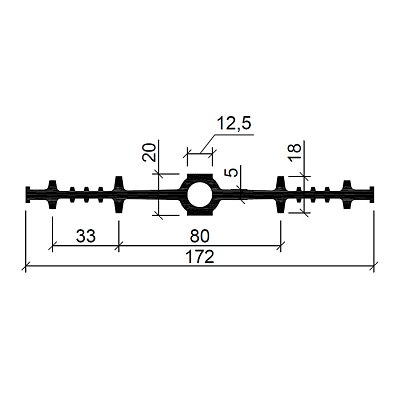 картинка Гидрошпонка Аквастоп ДВ-170/12 EPDM