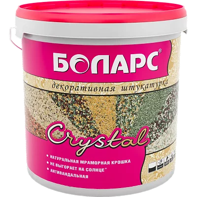 подробно Штукатурка минеральная CRYSTAL 25 кг