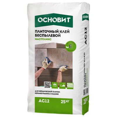 МАСТПЛИКС AC 12 Клей для керамической плитки и керамогранита подробно
