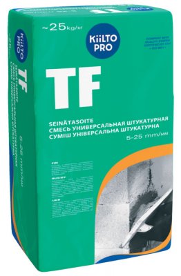 Штукатурка Kiilto TF подробно
