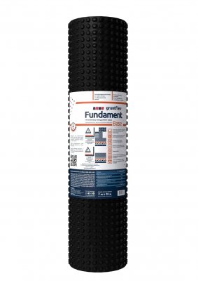 как выглядит Профилированная мембрана Gruntflex BASE Фундамент (500г/м2)