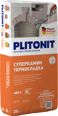 PLITONIT СуперКамин ТермоКладка (красная) подробно