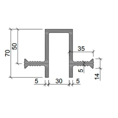 детальное изображения Гидрошпонка Аквастоп ДЗ-70/40-2/35 из ПВХ