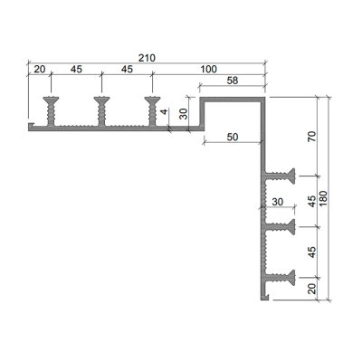 детальное изображения Гидрошпонка Аквастоп ДО-УГЛ-210/50-6/30 (ПВХ-П)