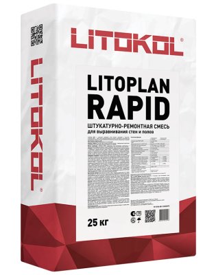 Штукатурный состав LITOPLAN RAPID подробно