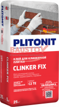 подробно Смесь сухая облицовочная клеевая PLITONIT Clinker Fix 25 кг