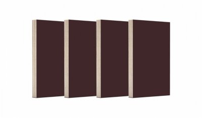 как выглядит Фанера березовая ламинированная для опалубки 1220x2440x21 мм сорт 1/1, 19 листов