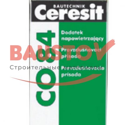 Воздухововлекающая добавка Ceresit CО 84 для изготовления пористых штукатурок подробно
