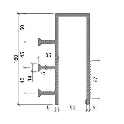 детальное изображения Гидрошпонка Аквастоп ДЗС-160/50/3/35 ПВХ
