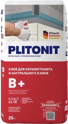 ПЛИТОНИТ В+ 25кг подробно