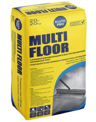 Наливной пол Kiilto Multi Floor подробно