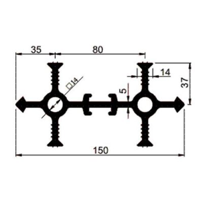 детальное изображения Гидрошпонка Аквастоп УВС 150-4-35 ПВХ