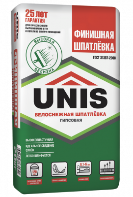 ФИНИШНАЯ шпатлевка гипсовая 20 кг подробно