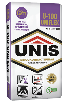 подробно UNIFLEX U-100 клей эластичный 25 кг