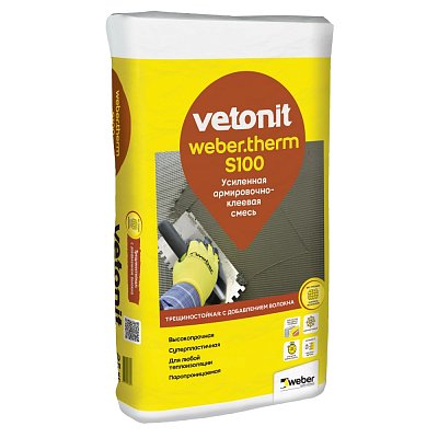 картинка Усиленная армировочно-клеевая смесь Weber.Therm S100