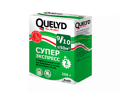 картинка Клей Quelyd Супер Экспресс (для бумажных и легких виниловых обоев)