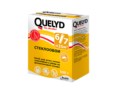 картинка Клей для всех видов стеклоообоев и обоев на флизелиновой основе Quelyd Стеклообои