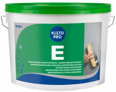 Готовая шпатлёвка Kiilto E подробно