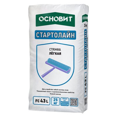 Лёгкая стяжка Основит Стартолайн FC 43 L подробно