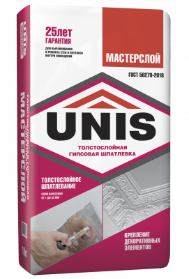 МАСТЕРСЛОЙ шпатлевка гипсовая 18 кг подробно