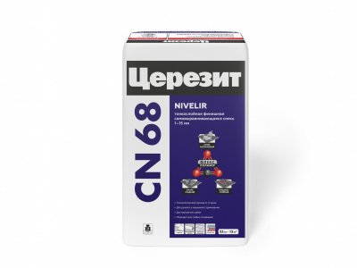Самовыравнивающаяся смесь Церезит CN 68 (от 1 до 15 мм) подробно