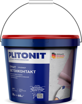 картинка ПЛИТОНИТ Грунт БетонКонтакт 4,5 кг