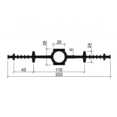 картинка Гидрошпонка Аквастоп ДВ-220/25 EPDM