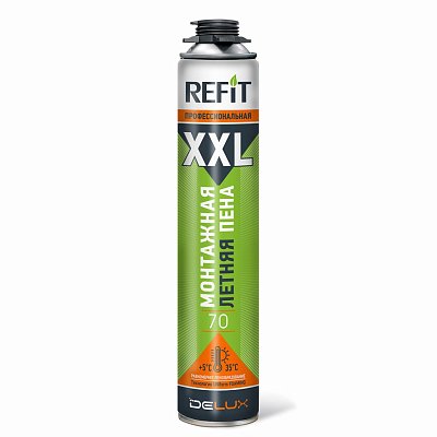 картинка Монтажная пена REFIT XXL профессиональная летняя