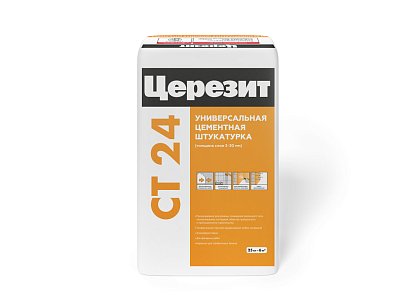 подробно Штукатурка базовая Церезит CT 24