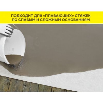 Наливной пол для звукоизоляционных полов Weber.Vetonit 4350 подробно
