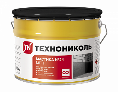 картинка Мастика гидроизоляционная №24 (МГТН), ведро 10 кг