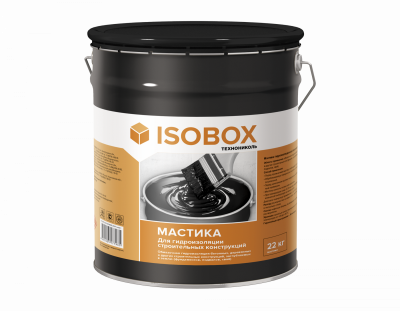 детальное изображения Мастика гидроизоляционная ISOBOX, ведро 22 л