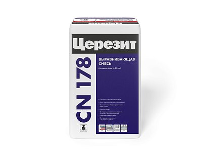 подробно Выравнивающая смесь Церезит CN 178 для пола (от 5 до 80 мм)