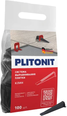 PLITONIT клин SVP-PROFI, 300 шт в пакете, 6 пакетов в коробке подробно