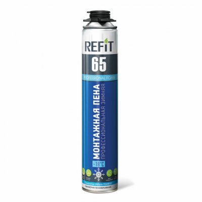картинка Монтажная пена REFIT 65 профессиональная зимняя