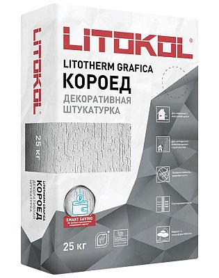 подробно Фасадная штукатурка «Короед» Litotherm Grafica