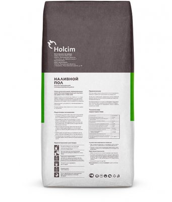 Наливной пол Holcim подробно