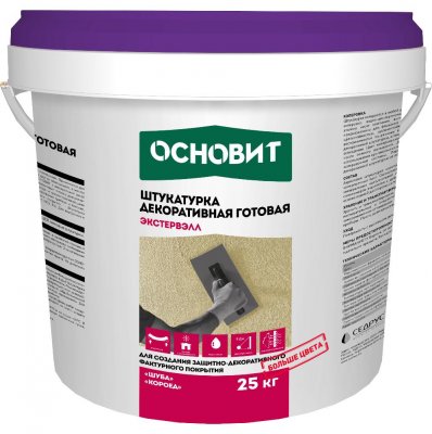 Силиконовая штукатурка Короед Основит Экстервэлл OSI-2.0 WК подробно