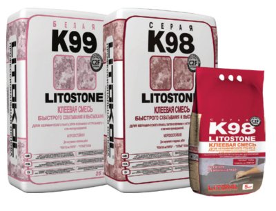 Морозостойкий клей для плитки LITOSTONE K99 подробно