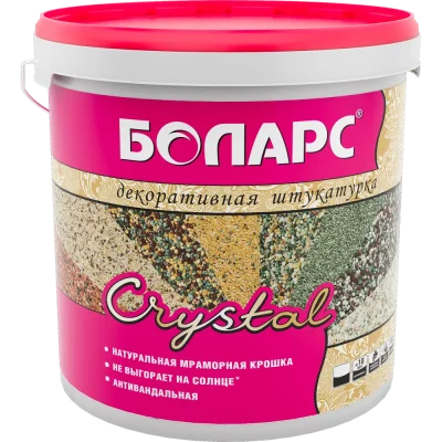 Штукатурка минеральная CRYSTAL 45 кг подробно