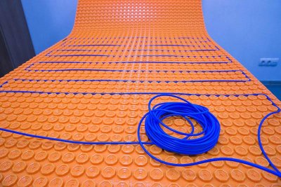 картинка Компенсирующее нагрузки гидроизоляционное полотно под теплый пол BauLab PRO Heat-NEW (1 х 15м, 15м2)