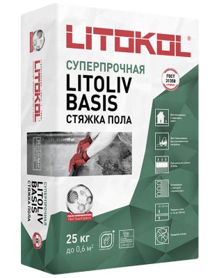 Грубый ровнитель для пола LITOLIV BASIS подробно