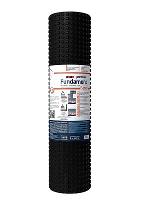 Профилированная мембрана Gruntflex BASE Фундамент (550г/м2) фотография