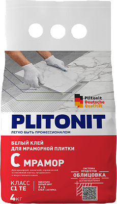 подробно ПЛИТОНИТ С Мрамор 4кг