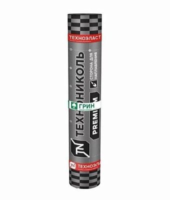 картинка ТехноНИКОЛЬ Техноэласт Грин ЭКП сланец серый